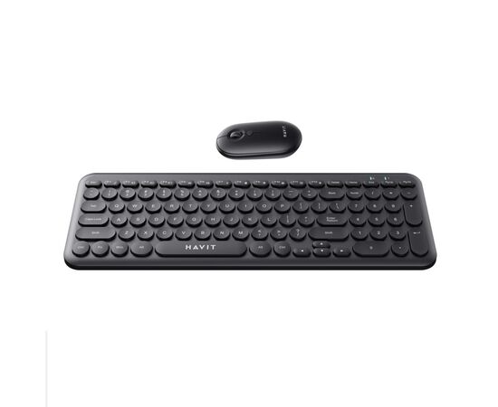 Комплект Havit HV-KB254GCM Wireless UA Black (6939119054168), изображение 3 Комплект Havit HV-KB254GCM Wireless UA Black (6939119054168), изображение 3