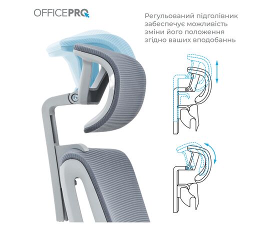 Офисное кресло OfficePro Harmony OC310-G-G-G (OC310-G-G-G), изображение 5 Офисное кресло OfficePro Harmony OC310-G-G-G (OC310-G-G-G), изображение 5