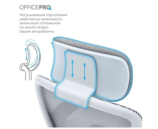 Офисное кресло OfficePro Wave OC599-G-G-G (OC599-G-G-G), изображение 5 Офисное кресло OfficePro Wave OC599-G-G-G (OC599-G-G-G), изображение 5