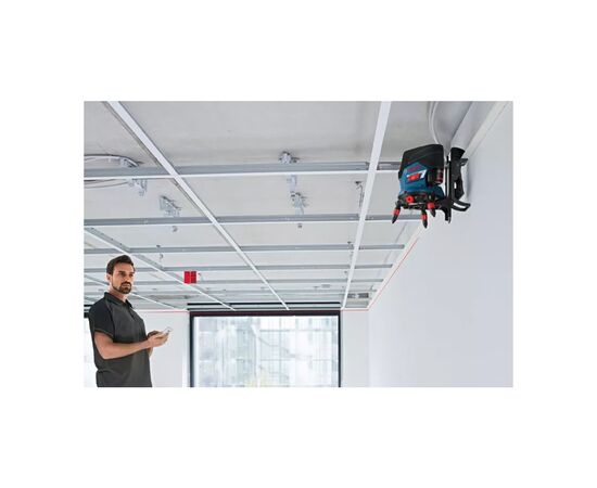 Штатив для нівеліру Bosch Professional RM3, 35х63х120мм, поворотний, пульт, 0.5кг (0.601.092.800), зображення 5 Штатив для нівеліру Bosch Professional RM3, 35х63х120мм, поворотний, пульт, 0.5кг (0.601.092.800), зображення 5