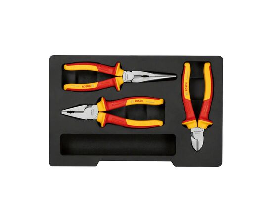 Набор инструментов Bosch Professional шарнирно-губцового, 3 шт, VDE (1.600.A02.NG0), изображение 4 Набор инструментов Bosch Professional шарнирно-губцового, 3 шт, VDE (1.600.A02.NG0), изображение 4