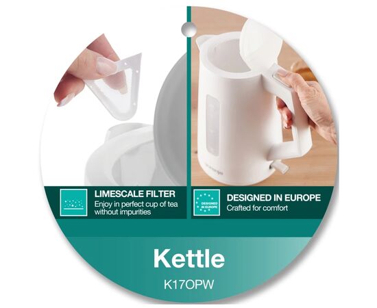 Электрочайник Gorenje K17OPW, изображение 6 Электрочайник Gorenje K17OPW, изображение 6