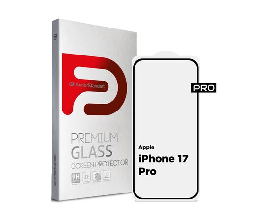 Стекло защитное Armorstandart Pro Apple iPhone 17 Pro (ARM86412)
