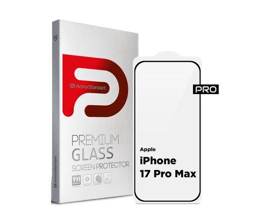 Стекло защитное Armorstandart Pro Apple iPhone 17 Pro Max (ARM86212)
