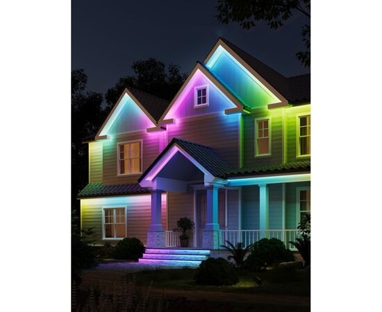 Светодиодная лента Govee H70A1 Phantasy Outdoor LED, 10.0m, RGBICWW, WI-FI/Bluetooth, white (H70A13D1), изображение 3 Светодиодная лента Govee H70A1 Phantasy Outdoor LED, 10.0m, RGBICWW, WI-FI/Bluetooth, white (H70A13D1), изображение 3