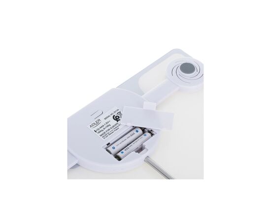 Весы напольные Adler AD 8174 white (AD8174W), изображение 3 Весы напольные Adler AD 8174 white (AD8174W), изображение 3