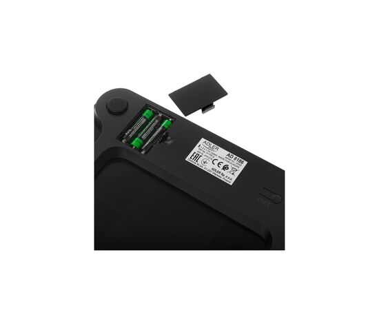 Весы напольные Adler AD 8186 black (AD8186B), изображение 2 Весы напольные Adler AD 8186 black (AD8186B), изображение 2