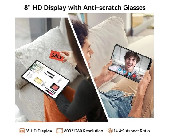 Планшет OUKITEL RT3 8" 4/64GB NFC / LTE Black (6931940747165), изображение 5 Планшет OUKITEL RT3 8" 4/64GB NFC / LTE Black (6931940747165), изображение 5