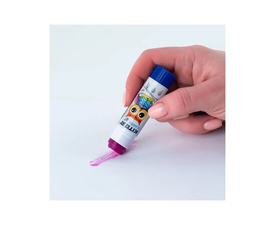 Клей Kite карандаш с индикатором PVP Classic, 8 г (K-130), изображение 4 Клей Kite карандаш с индикатором PVP Classic, 8 г (K-130), изображение 4