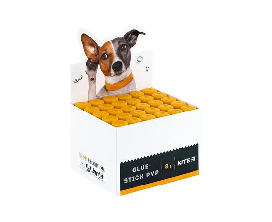 Клей Kite карандаш с индикатором PVP Kite Dogs, 8 г (K24-130), изображение 2 Клей Kite карандаш с индикатором PVP Kite Dogs, 8 г (K24-130), изображение 2