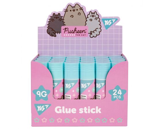 Клей Yes олівець PVP Pusheen 9г (320290), зображення 2 Клей Yes олівець PVP Pusheen 9г (320290), зображення 2