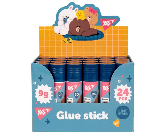 Клей Yes олівець PVA Line friends 9г (320289), зображення 2