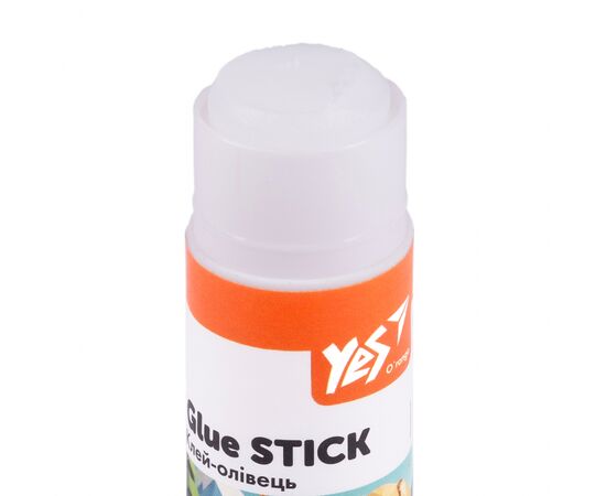 Клей Yes олівець PVA Orange Line 15г (320296), зображення 4 Клей Yes олівець PVA Orange Line 15г (320296), зображення 4