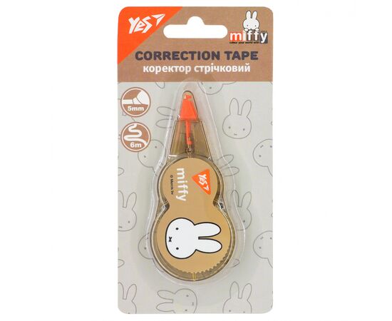 Корректор Yes ленточный Miffy 5мм х 6м (340119), изображение 3 Корректор Yes ленточный Miffy 5мм х 6м (340119), изображение 3