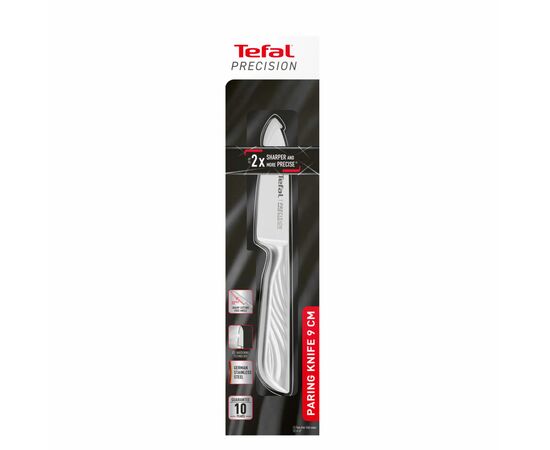 Кухонный нож Tefal Precision для овочів, 9см, нержавіюча сталь (K2890124), изображение 12 Кухонный нож Tefal Precision для овочів, 9см, нержавіюча сталь (K2890124), изображение 12