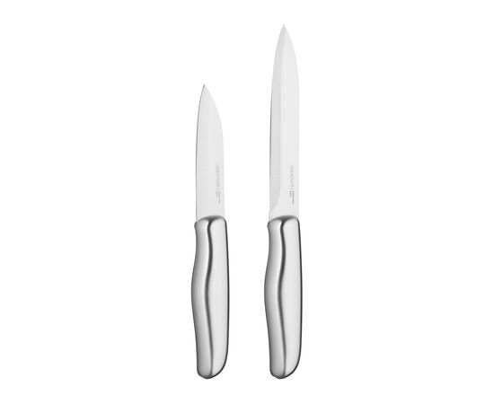 Набор ножей Ardesto Gemini Gourmet 2 предмети, нержавіюча сталь (AR2102GR), изображение 3 Набор ножей Ardesto Gemini Gourmet 2 предмети, нержавіюча сталь (AR2102GR), изображение 3