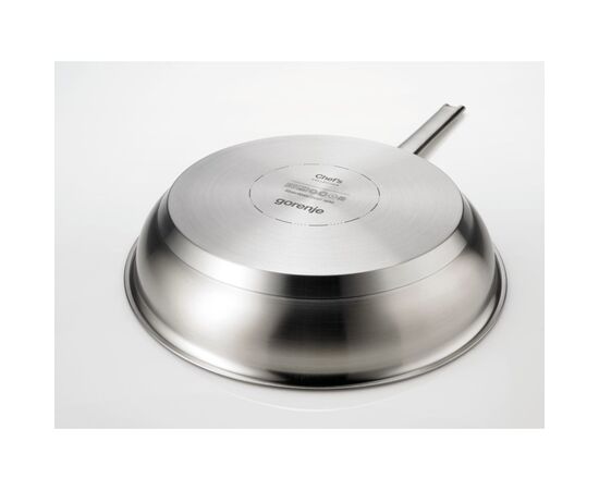 Набор посуды Gorenje Chef's Collection 8 предметів, нержавіюча сталь (CWSA08HC), изображение 4 Набор посуды Gorenje Chef's Collection 8 предметів, нержавіюча сталь (CWSA08HC), изображение 4