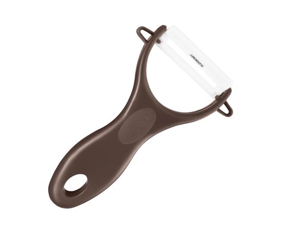 Овощечистка Ardesto Fresh, кераміка, пластик, коричневий (AR2101BR), изображение 2 Овощечистка Ardesto Fresh, кераміка, пластик, коричневий (AR2101BR), изображение 2