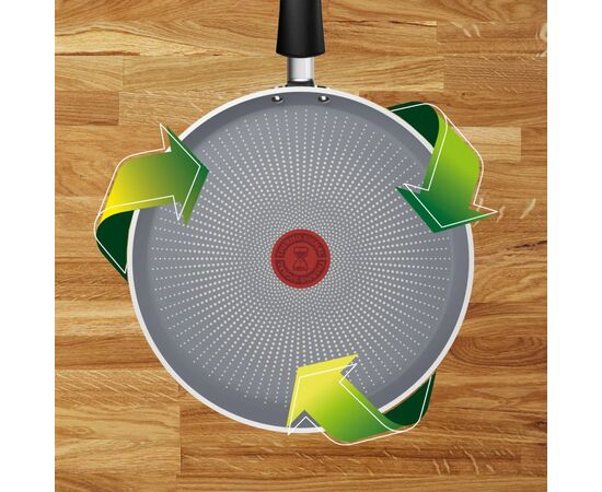 Сковорода Tefal Halo для млинців 25 см, алюміній, бакеліт, сірий (C3123853), изображение 2