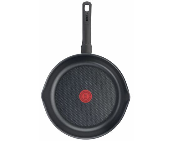 Сковорода Tefal Day by Day 28 см, з кришкою, алюміній, бакеліт, скло, чорний (B5580623UA), зображення 5 Сковорода Tefal Day by Day 28 см, з кришкою, алюміній, бакеліт, скло, чорний (B5580623UA), зображення 5