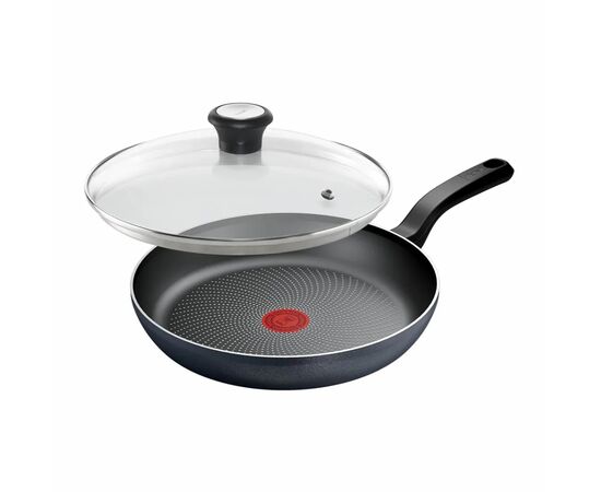 Сковорода Tefal So'' Light 28 см, алюміній, бакеліт, скло, чорний (H0560642_SET)