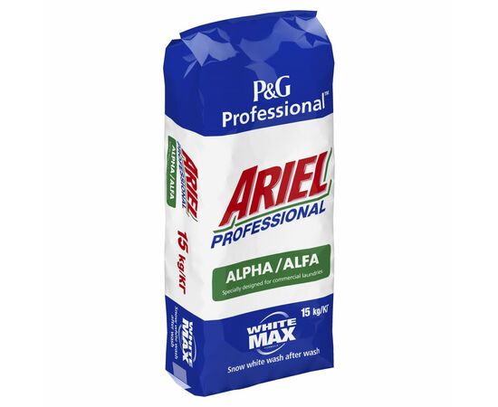 Стиральный порошок Ariel Professional Alpha 15 кг (5413149222144), изображение 2 Стиральный порошок Ariel Professional Alpha 15 кг (5413149222144), изображение 2