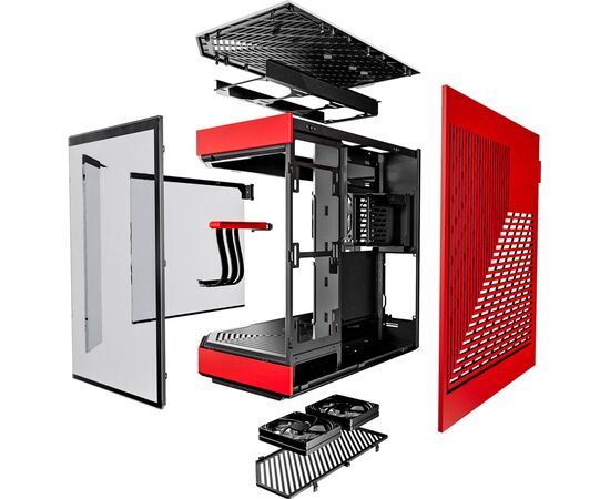 Корпус Hyte Y60 Black-Red (CS-HYTE-Y60-BR), изображение 8 Корпус Hyte Y60 Black-Red (CS-HYTE-Y60-BR), изображение 8