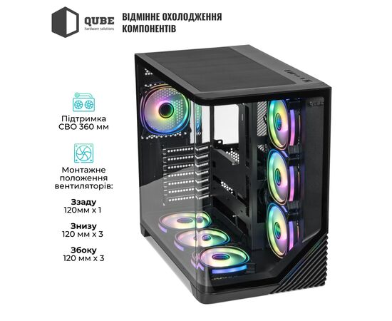 Корпус Qube MIRAGE_GBNU3, изображение 11 Корпус Qube MIRAGE_GBNU3, изображение 11