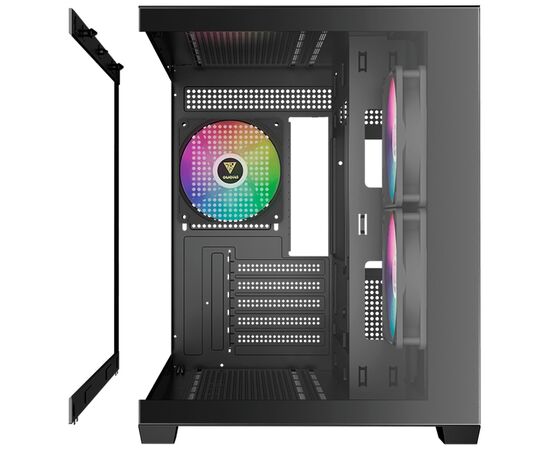 Корпус Gamdias AURA GC10M V2 ARGB (4711514503159), изображение 8 Корпус Gamdias AURA GC10M V2 ARGB (4711514503159), изображение 8