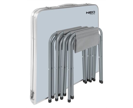 Набор кемпинговой мебели Neo Tools стіл + 4 стільці 6.9 кг (63-159), изображение 3