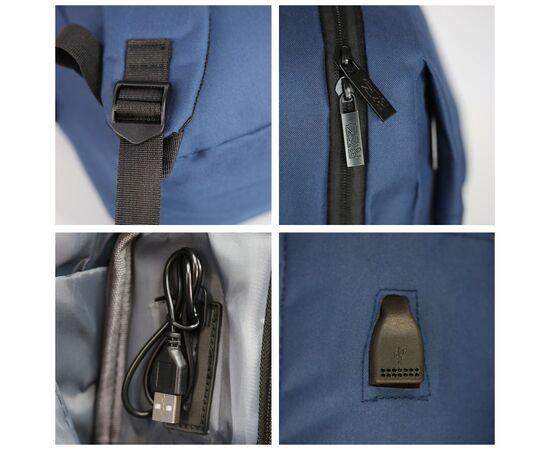 Рюкзак туристический NikiBo Classic 14л темно-синій (30010105-44), изображение 5 Рюкзак туристический NikiBo Classic 14л темно-синій (30010105-44), изображение 5