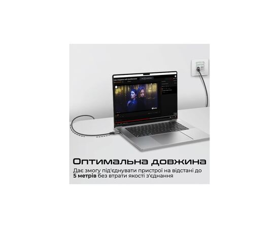 Дата кабель USB-C to RJ45 Ethernet 5.0m Promate (clink-rj45), изображение 4 Дата кабель USB-C to RJ45 Ethernet 5.0m Promate (clink-rj45), изображение 4