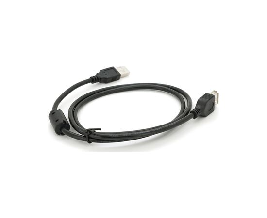 Дата кабель USB 2.0 AM/AF 1.0m ferrite black Voltronic (YT-AM/AF-1.0B)