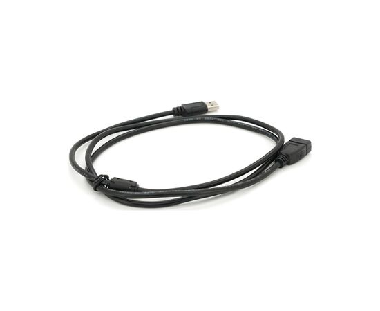 Дата кабель USB 2.0 AM/AF 1.5m ferrite black Voltronic (YT-AM/AF-1.5B), изображение 2 Дата кабель USB 2.0 AM/AF 1.5m ferrite black Voltronic (YT-AM/AF-1.5B), изображение 2