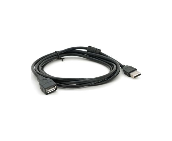 Дата кабель USB 2.0 AM/AF 2.0m ferrite black Voltronic (YT-AM/AF-2.0B), изображение 2 Дата кабель USB 2.0 AM/AF 2.0m ferrite black Voltronic (YT-AM/AF-2.0B), изображение 2