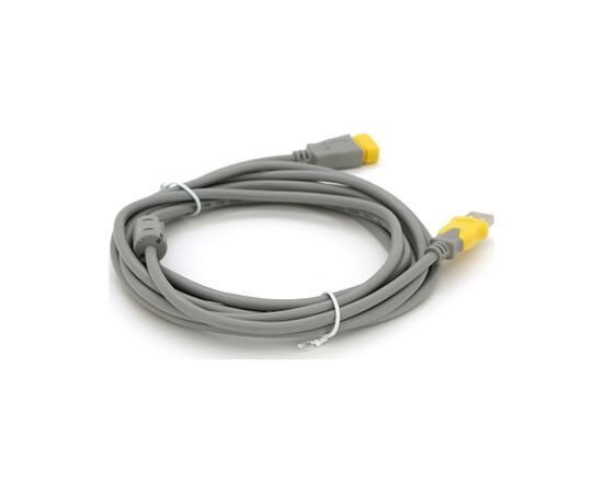 Дата кабель USB 2.0 AM/AF 3.0m ferrite grey yellow V-LINK (YT-AM/AF-3.0GY), зображення 2 Дата кабель USB 2.0 AM/AF 3.0m ferrite grey yellow V-LINK (YT-AM/AF-3.0GY), зображення 2