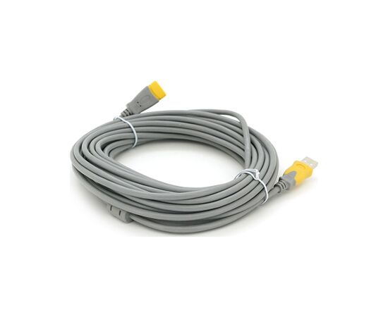 Дата кабель USB 2.0 AM/AF 10.0m UF-104 grey yellow VEGGIEG (YT-AM/AF-UF-104), изображение 2 Дата кабель USB 2.0 AM/AF 10.0m UF-104 grey yellow VEGGIEG (YT-AM/AF-UF-104), изображение 2