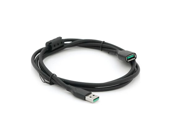 Дата кабель USB 2.0 AM/AF 1.0m black VEGGIEG (YT-AM/AF-V-U105), изображение 2 Дата кабель USB 2.0 AM/AF 1.0m black VEGGIEG (YT-AM/AF-V-U105), изображение 2