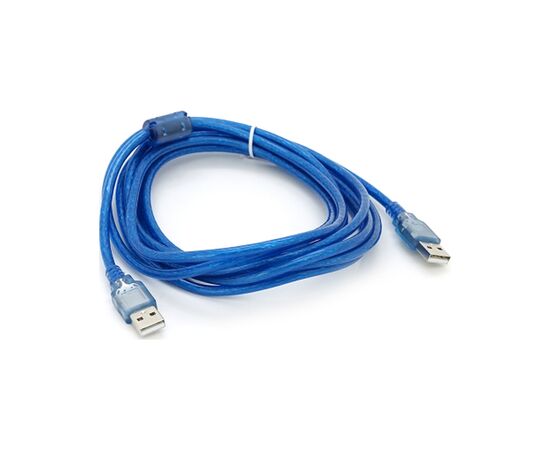 Дата кабель USB 2.0 AM/AM 3.0m blue Ritar (YT-AM/AM-3.0TBL), зображення 2 Дата кабель USB 2.0 AM/AM 3.0m blue Ritar (YT-AM/AM-3.0TBL), зображення 2