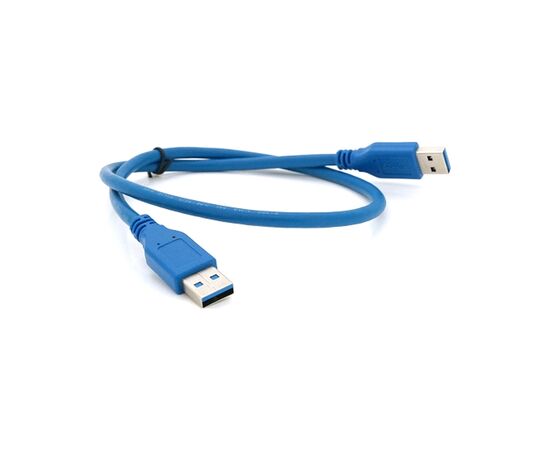Дата кабель USB 3.0 AM/AM 0.6m Blue Voltronic (YT-3.0AM+AM-0.6), изображение 2 Дата кабель USB 3.0 AM/AM 0.6m Blue Voltronic (YT-3.0AM+AM-0.6), изображение 2