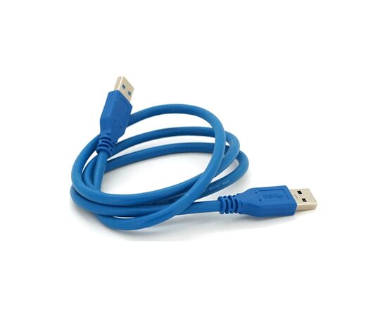 Дата кабель USB 3.0 AM/AM 1.0m Blue Voltronic (YT-3.0AM+AM-1.0), изображение 2 Дата кабель USB 3.0 AM/AM 1.0m Blue Voltronic (YT-3.0AM+AM-1.0), изображение 2