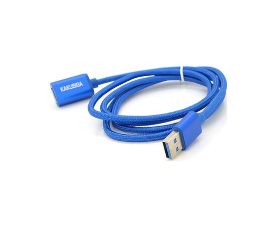 Дата кабель USB 3.0 AM/AF 1.2m black KAKUSIGA (YT-AM/AF-KSC-753)