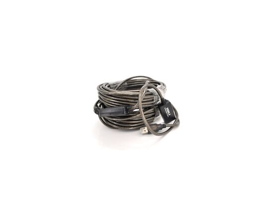 Дата кабель USB 2.0 AM/AF 20.0m active transparent Voltronic (YT-AECWC AM/AF-20.0m)