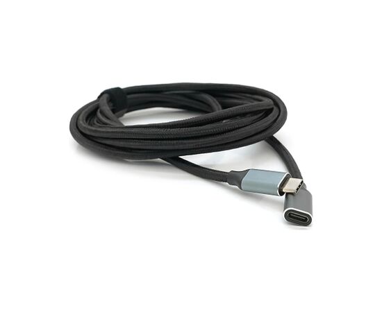 Дата кабель USB-C M/F 3.0m USB 3.2 Gen2 100W 10Gbps 4K60Hz black Voltronic (YT-TC-TC-EXB-3m)