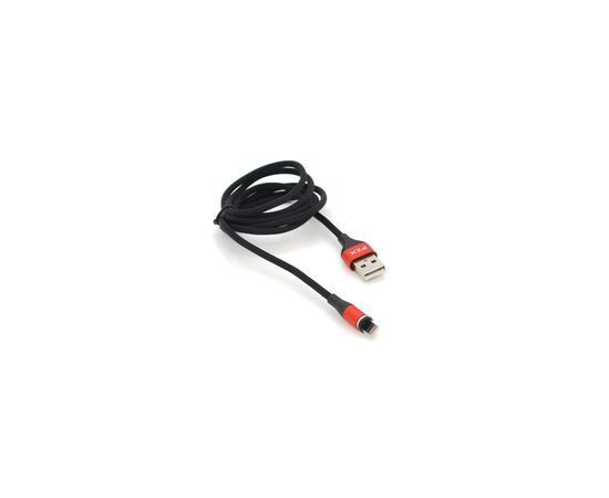 Дата кабель USB 2.0 AM to Lightning 1.0m magnetic 3.1A black PZX (V133-B)