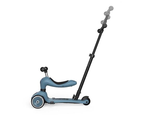 Самокат Scoot&Ride Highwaykick-1 Push and Go сіро-синій (SR-240527-STEEL), изображение 2 Самокат Scoot&Ride Highwaykick-1 Push and Go сіро-синій (SR-240527-STEEL), изображение 2