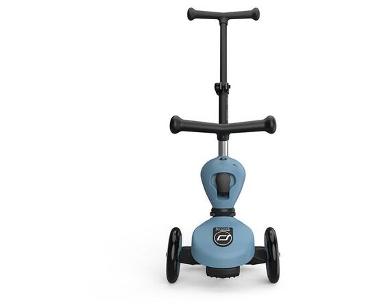 Самокат Scoot&Ride Highwaykick-1 Push and Go сіро-синій (SR-240527-STEEL), изображение 5 Самокат Scoot&Ride Highwaykick-1 Push and Go сіро-синій (SR-240527-STEEL), изображение 5