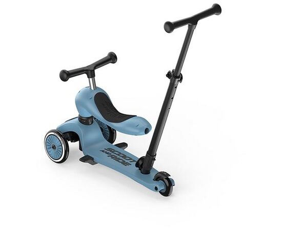 Самокат Scoot&Ride Highwaykick-1 Push and Go сіро-синій (SR-240527-STEEL), изображение 6 Самокат Scoot&Ride Highwaykick-1 Push and Go сіро-синій (SR-240527-STEEL), изображение 6