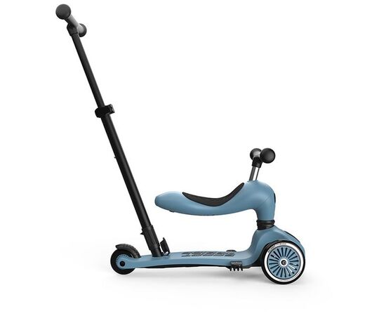 Самокат Scoot&Ride Highwaykick-1 Push and Go сіро-синій (SR-240527-STEEL), изображение 7 Самокат Scoot&Ride Highwaykick-1 Push and Go сіро-синій (SR-240527-STEEL), изображение 7