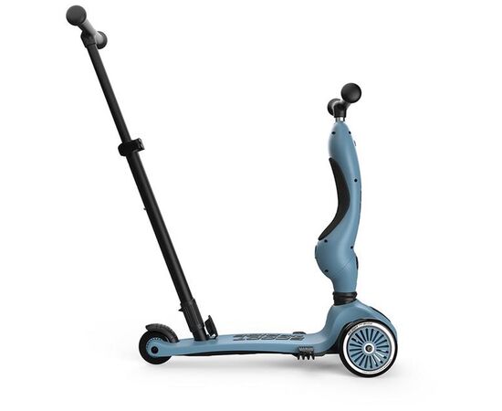 Самокат Scoot&Ride Highwaykick-1 Push and Go сіро-синій (SR-240527-STEEL), изображение 8 Самокат Scoot&Ride Highwaykick-1 Push and Go сіро-синій (SR-240527-STEEL), изображение 8